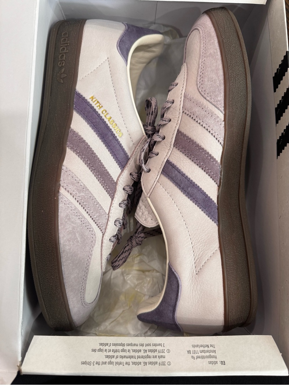 Kith Exclusive Adidas Gazelle Indoor Ash Purple Mens Size 9.5 Brand New